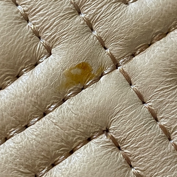 Tory Burch Marion Quilted Small Flap Shoulder Bag 12169712 Pale Apricot - Picture 8 of 9